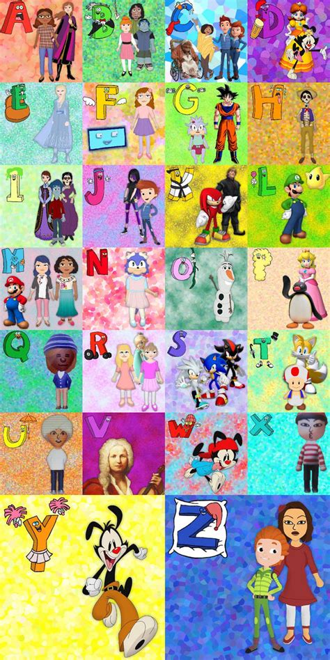 who are the letter factory characters